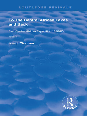 cover image of To the Central African Lakes and Back